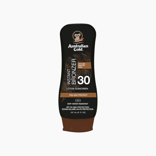 Australian Gold Instant Bronzer Lotion Sunscreen SPF30 237Ml