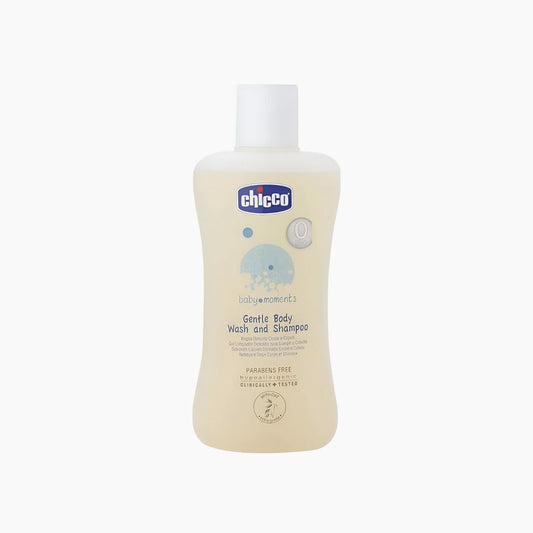Chicco Baby Moments Body Wash And Shampoo