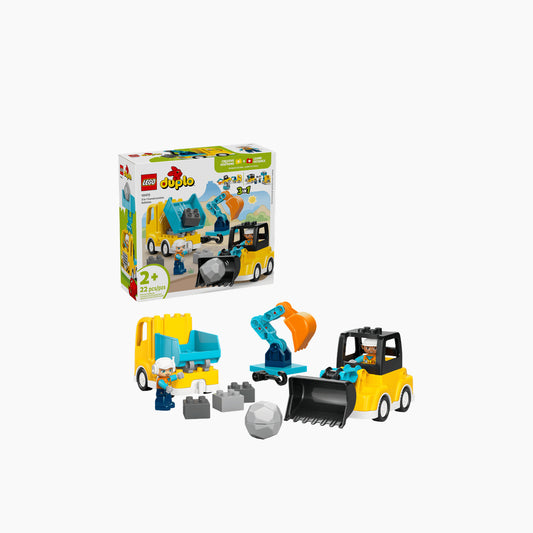 LEGO 3 in 1 Construction Vehicles- 22 Pcs