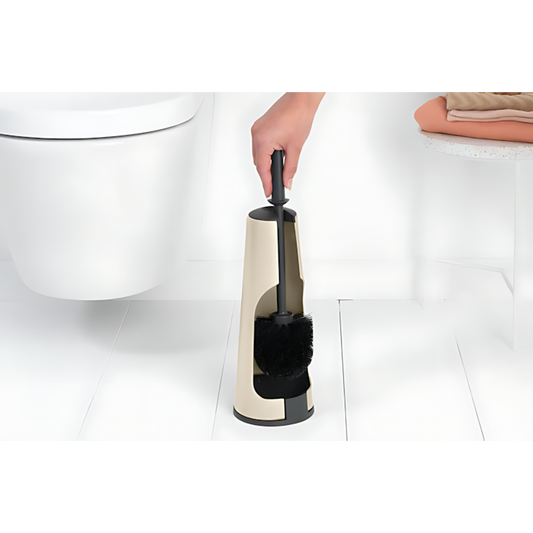 فرشاة تواليت وحامل Brabantia ReNew بيج ناعم