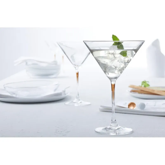 Leonardo La Perla Cocktail Brown Set of 2 Martini Glasses