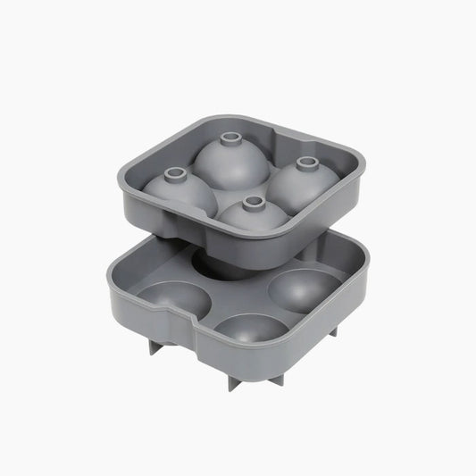 Kuchenprofi Silver Quattro Ice Ball Mould Ice Mould