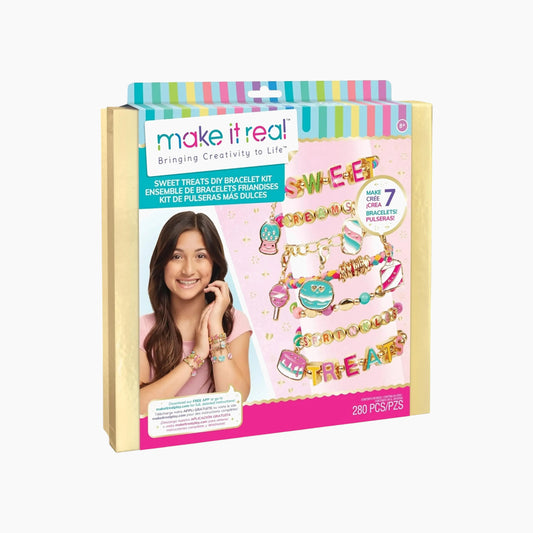 MAKE IT REAL Sweet Treats DIY Bracelet Kit-280 Pcs