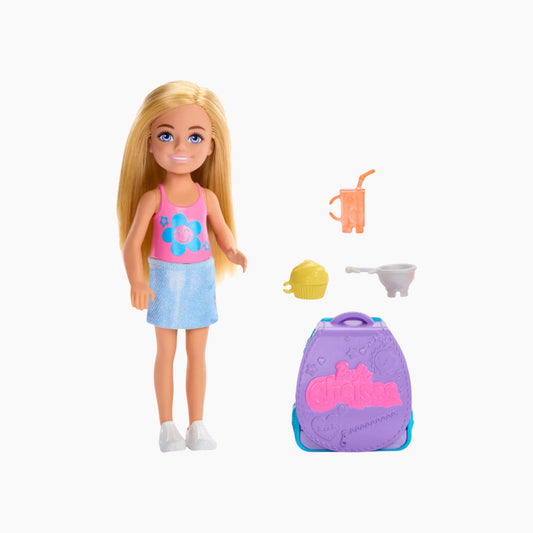 Mattel Barbie Club Chelsea Backpack Surprise - Blonde Doll