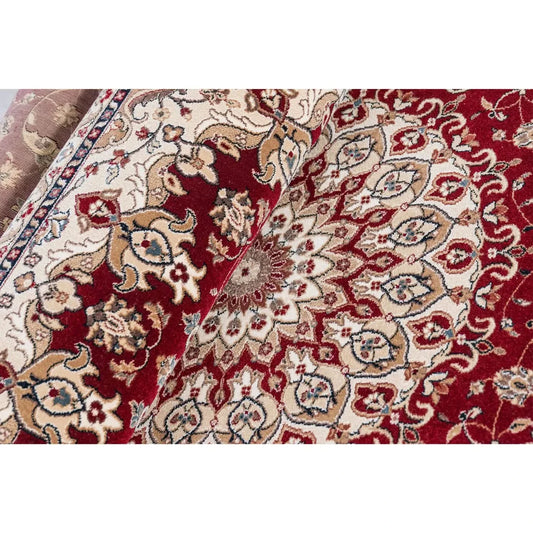 Spazio Home Classic Red Medallion Carpet