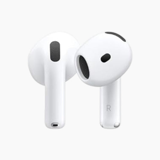 سماعات أذن لاسلكية Apple AirPods 4 مع علبة USB-C، وشريحة H2، وتقنية الصوت المكاني
