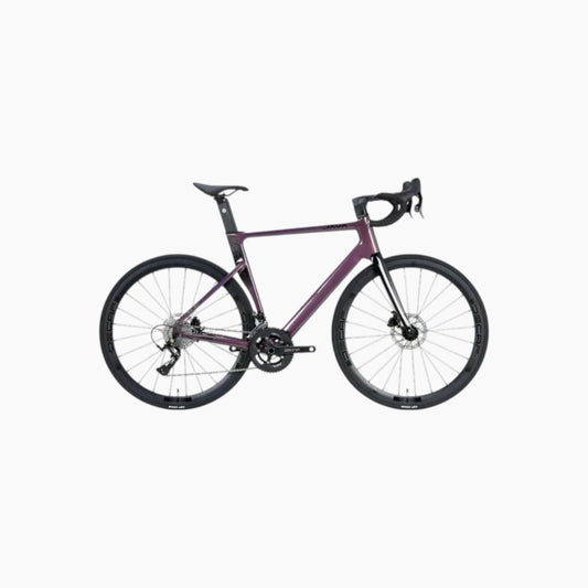 دراجة طريق Java Siluro6 Shimano Sora بمقود معدني مدمج ووزن 11 كجم