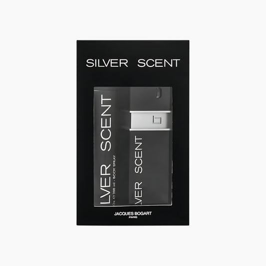 Jacques Bogart Silver Scent EDT 100Ml + Body Spray 200Ml Gift Set For Men