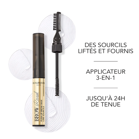 Bourjois Eyebrow Gel Push-up Brow Max Reveal 1 Clear