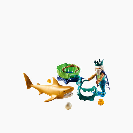 Playmobil Sea King with Shark Carriage Toy Playset