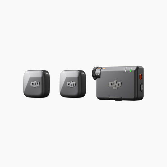 ميكروفون لاسلكي صغير من دي جيه آي (2 TX + 1 RX) بمنفذ USB-C