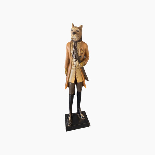 Resin Burnt Orange Dog 1