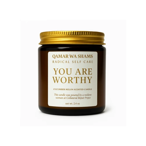 Qamar Wa Shams Cucumber Melon Mini Ritual Candleb 70 ML