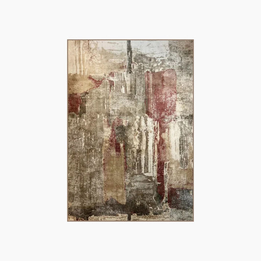 Vintage Abstract Earth Tones Rug