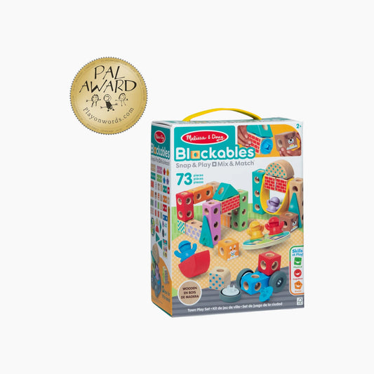 DEVELOPMENTAL TOYS lockales Town Play Set- 73 Pcs