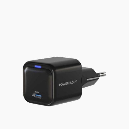 Powerology Ultra-Compact 20W Gan PD Charger