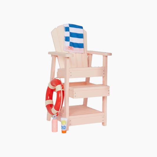 Battat Our Generation Doll Lifeguard Chair Set