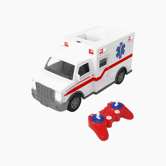 Battat Driven R/C Ambulance, Mid-Sized