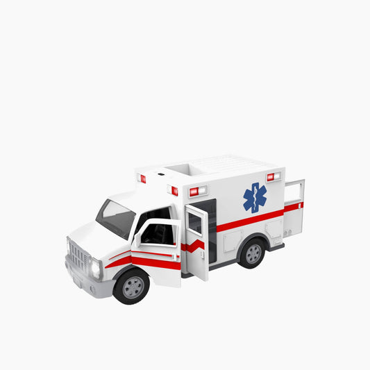 Battat Driven R/C Ambulance, Mid-Sized