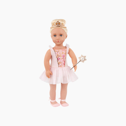 Battat Our Generation Doll With Sugar Plum Fairy Outfit & Wand, Lalia
