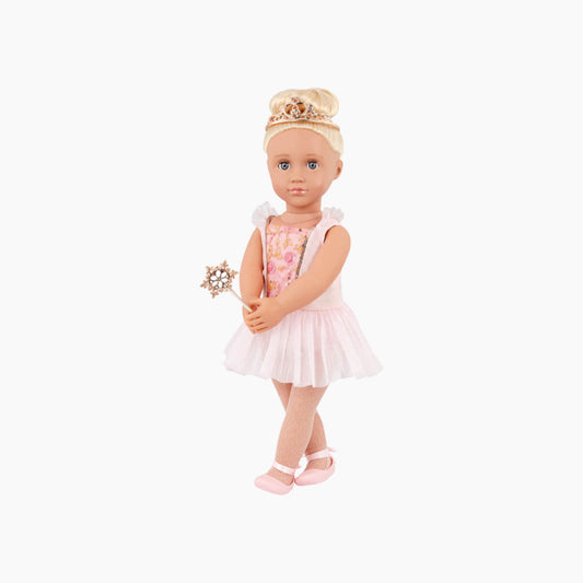 Battat Our Generation Doll With Sugar Plum Fairy Outfit & Wand, Lalia