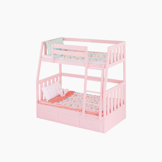 Battat Our Generation Bunkbed With Butterfly Pattern