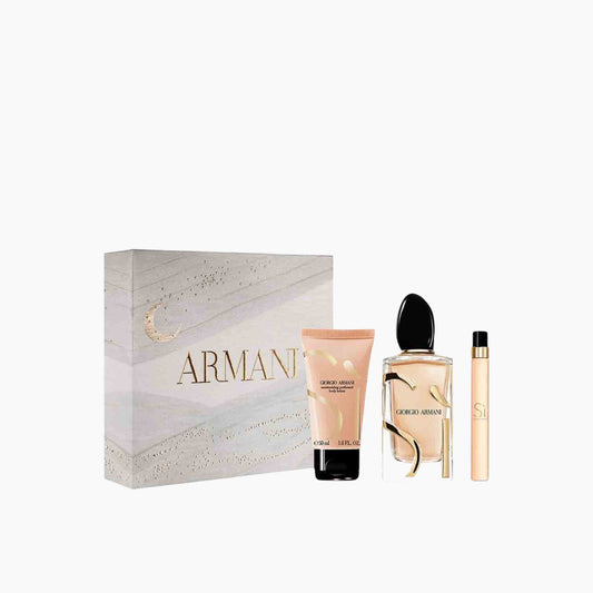 Giorgio Armani Si EDP 100Ml + EDP 10Ml + Body Lotion 50M Gift Set For Women