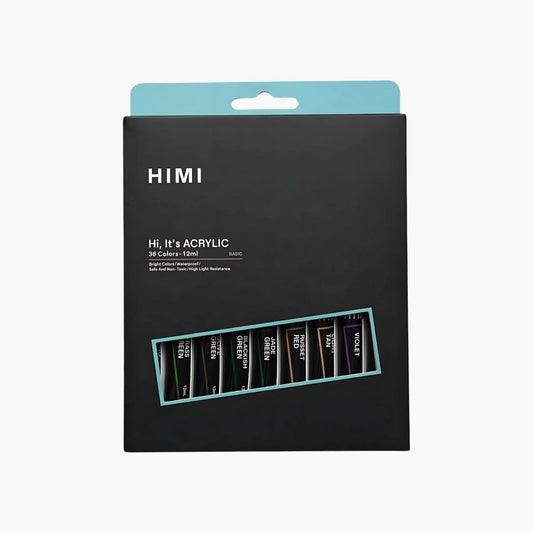 طقم ألوان الأكريليك Himi بأنبوب 12 مل