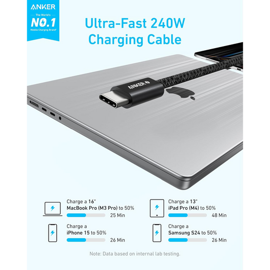 أنكر زولو USB C إلى USB C (240 واط)