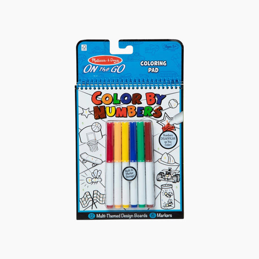ACTIVITY PAD Color y Numers Coloring Pad- lue