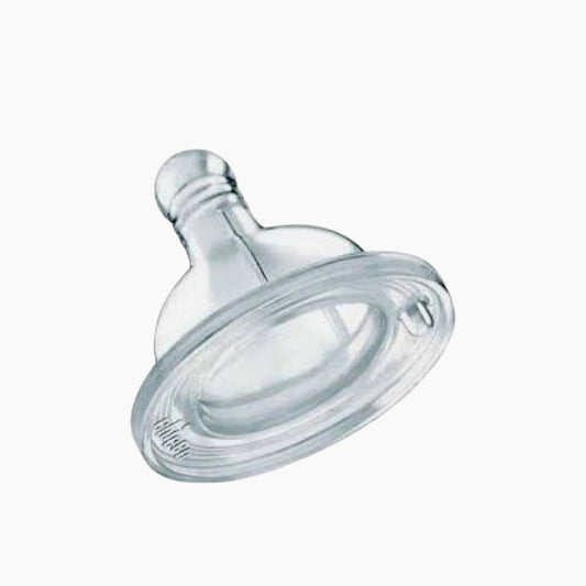 Chicco Physiological Silicone Teat Medium Flow 2Pcs