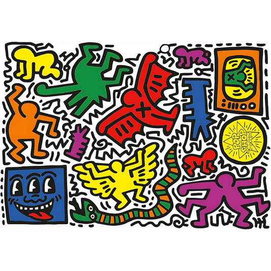 Clementoni Keith Haring Puzzle 1000 Pieces
