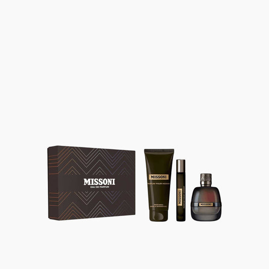Missoni EDP 100Ml + EDP 10Ml + Body Shower Gel 150Ml Gift Set For Men