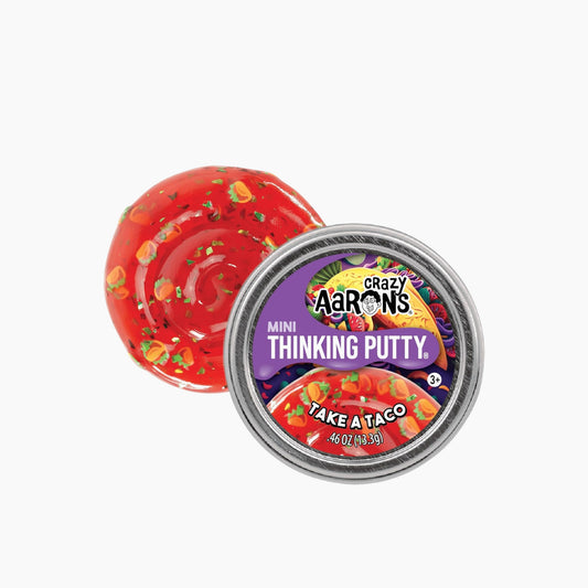Crazy Aarons Thinking Putty Mini-Tin Take A Taco