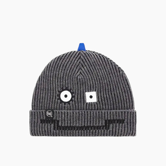Buff Knitted Hat Funn Robot Grey Vi Gore