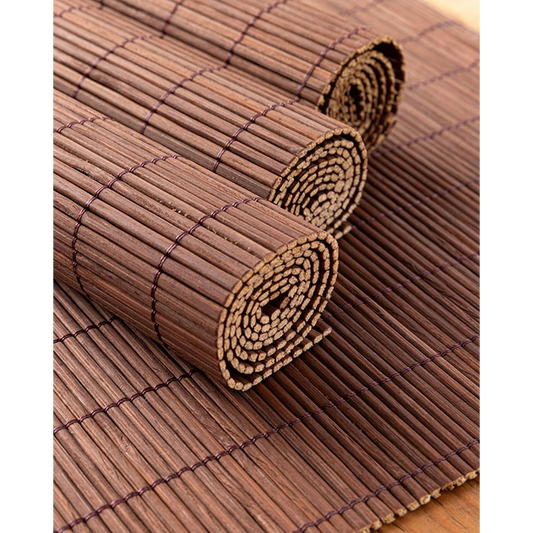 EH Living Martinez Bamboo 4 Pcs Table Mat 30x45 cm Brown