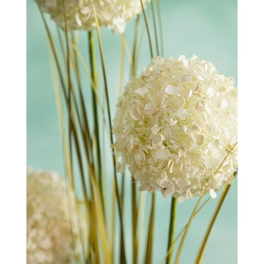 EH Living Grass Bush Single Branch Artificial Flowe 63 cm Cream