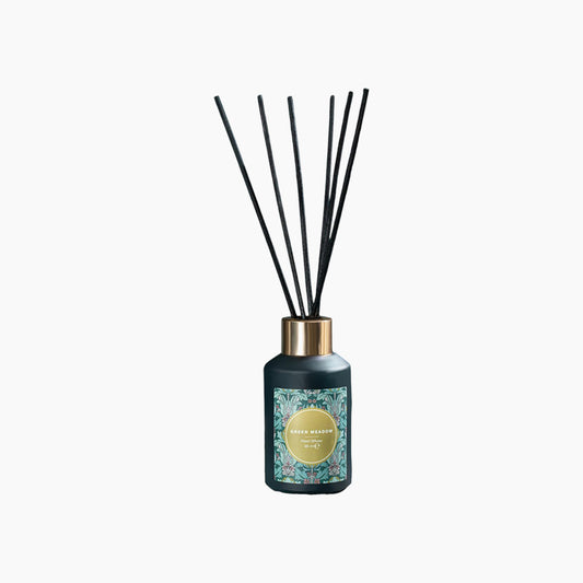 موزع روائح العطر EH Living Green Meadow Reed Diffuser 95 مل أخضر