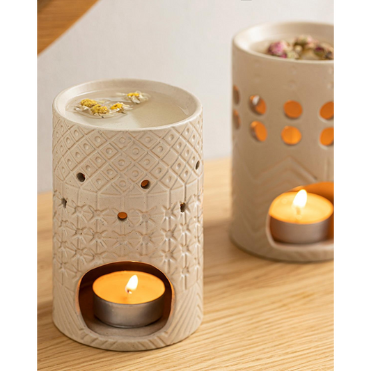 EH Living Sylvia Ceramic Censer 8x8x12,1 cm Cream