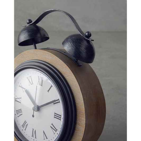 EH Living Quadro Wooden Clock 18x26x6,5 cm Natural