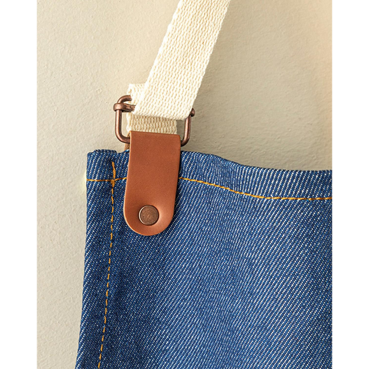 EH Living Alas Cotton Kitchen Apron 56x76 cm Navy Blue