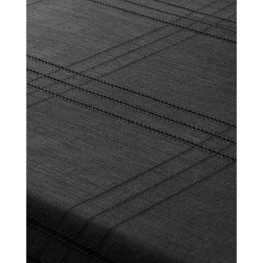 EH Living Navy Polyester Ajour Fabric Table Cloth 150x200 cm Black