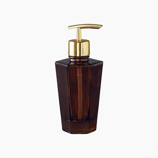 Diamond Glass Bathroom Soap Dispenser 9x9x16.5 cm