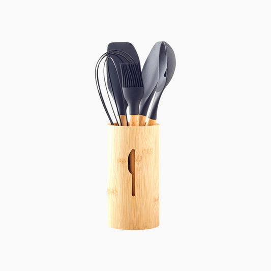 EH Living Bordeaux Silicone 6 Pieces Serving Tool 17 cm Black