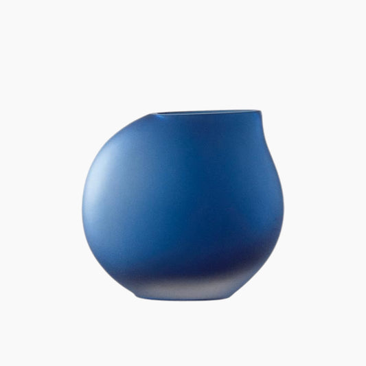 EH Living Olena Glass Vase 19x20x10.5 cm Navy Blue