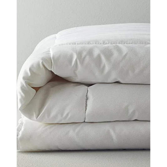 لحاف بامبو ناعم EH Living مقاس مفرد 155x215 سم أبيض