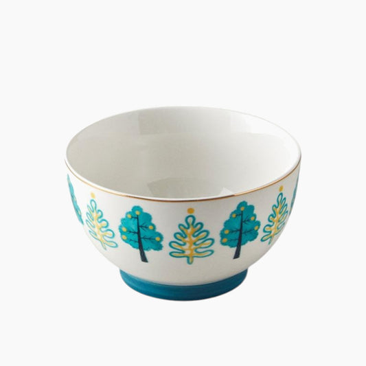 EH Living Love Jungle New Bone China Bowl 500 ml Green