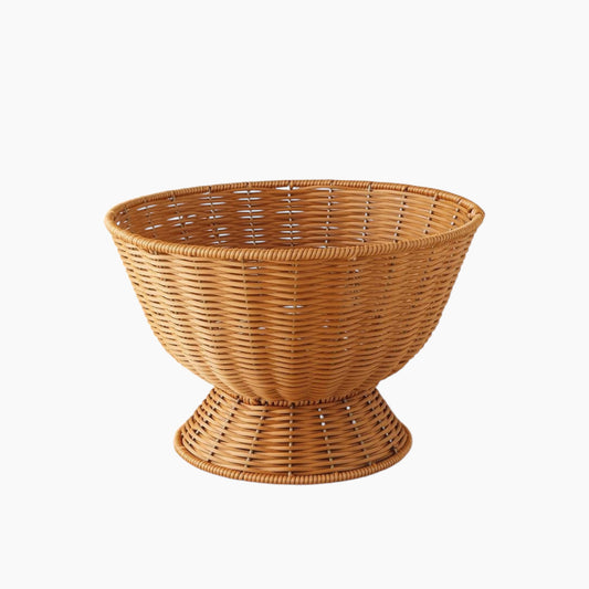 EH Living Victoria Plastic Rattan Serving Ware 30x20 cm Brown