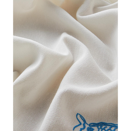 EH Living Fishes Cotton Runner 40x140 cm White