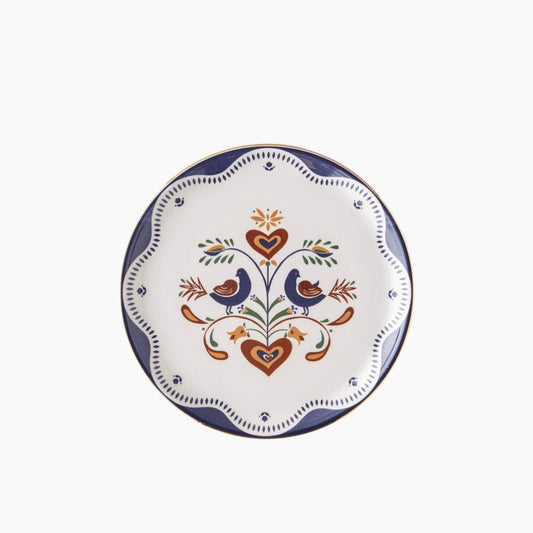 EH Living Blue Vista Ceramic Cake Set